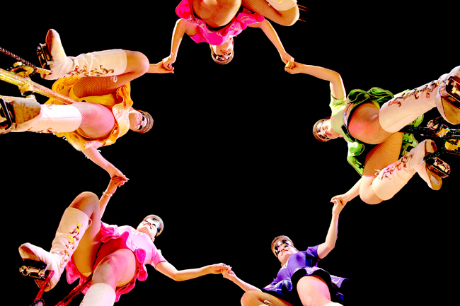 Unicyclists at the Chinese State Circus