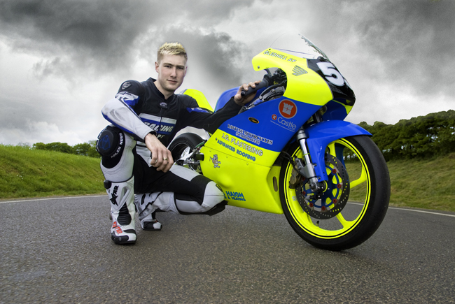 Press shot for Moterbike Competition Racer