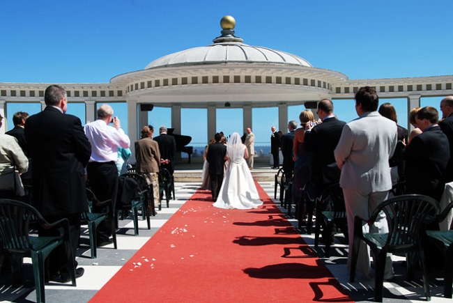 A beautiful day for a ceremony