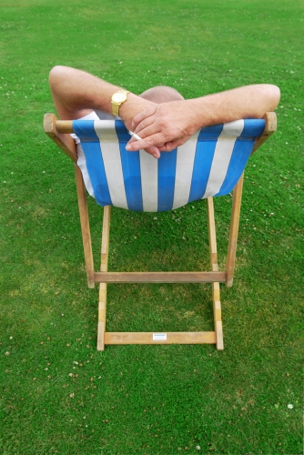 A Wedding Guest Relaxing in the Grounds