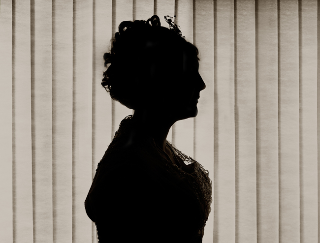 Cameo Silhouette of the Bride